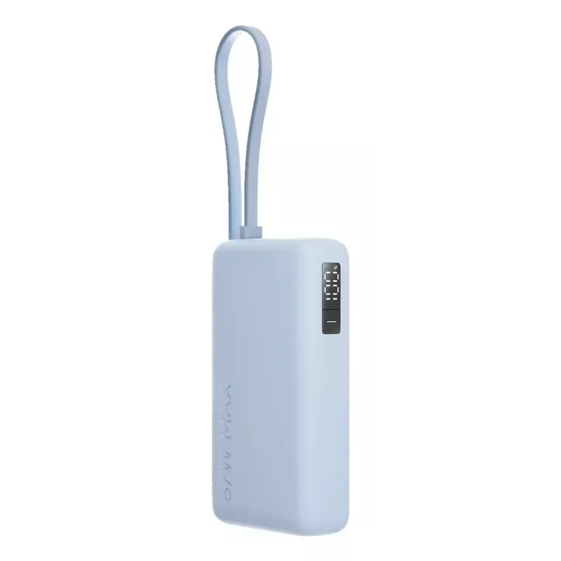 Nešiojamas power bank Xiaomi 67W 10000 mAh Li-Ion mėlynas, USB-C + USB-A, 3 įrenginių palaikymas