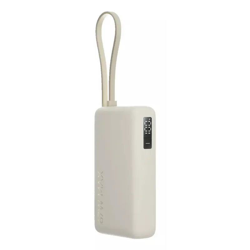 Nešiojamas maitinimo bankas Xiaomi 67W 10000 mAh Ličio jonų, 11.61 V, USB-A + USB-C, smėlio spalvos