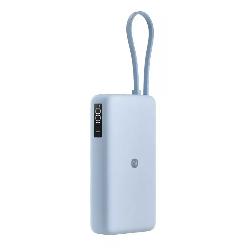 Xiaomi 67W 20000 mAh Li-Ion mėlynas – nešiojamas greitojo įkrovimo akumuliatorius su USB-A + USB-C, palaiko 3 įrenginius