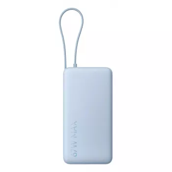 Xiaomi 67W 20000 mAh Li-Ion mėlynas – nešiojamas greitojo įkrovimo akumuliatorius su USB-A + USB-C, palaiko 3 įrenginius