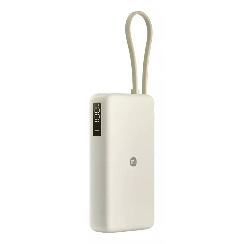 Nešiojamas Power Bank Xiaomi 67W 20000 mAh Li-Ion, 11,1 V, USB-A + USB-C, Smėlio spalvos