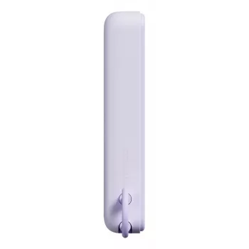 Power bank Xiaomi BHR08PAGL 5900 mAh Li-Ion su belaidžiu įkrovimu, 1x USB-C, Violetinė