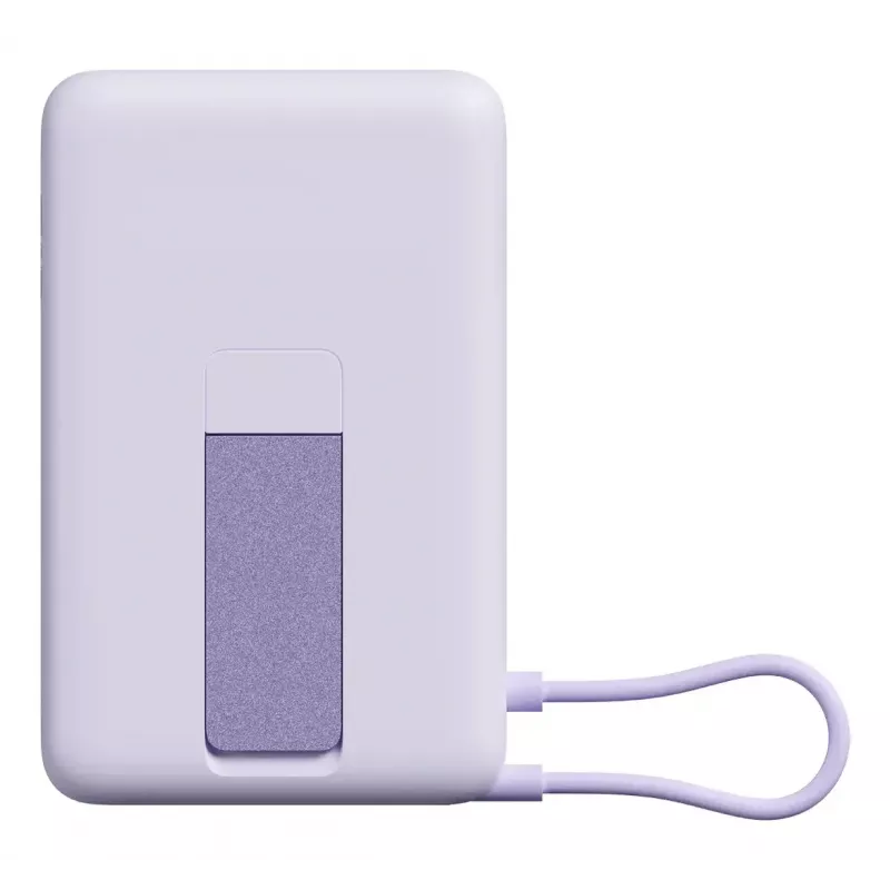 Power bank Xiaomi BHR08PAGL 5900 mAh Li-Ion su belaidžiu įkrovimu, 1x USB-C, Violetinė