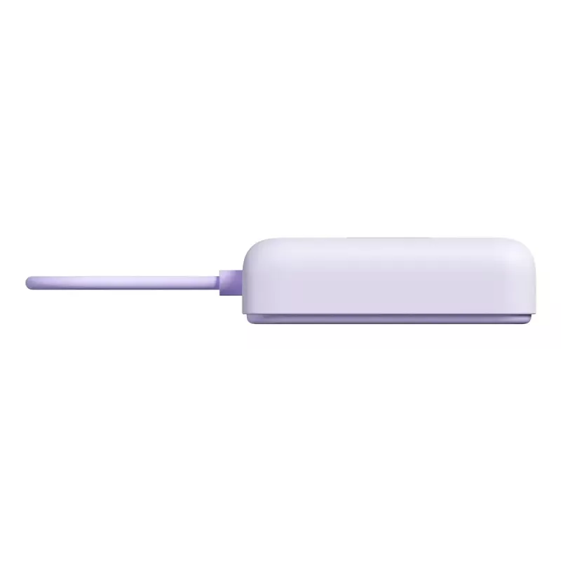 Power bank Xiaomi BHR08PAGL 5900 mAh Li-Ion su belaidžiu įkrovimu, 1x USB-C, Violetinė
