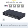 StarTech.com 8 prievadų HDMI KVM jungiklis su 1U stovo montavimo rinkiniu, 4K 60Hz HDMI 2.0, mygtukų ir karštųjų klavišų perjungimas, 4 prievadų USB šakotuvas, nepriklausomas nuo OS, atitinka TAA