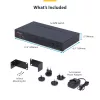 StarTech.com 8 prievadų HDMI KVM jungiklis su 1U stovo montavimo rinkiniu, 4K 60Hz HDMI 2.0, mygtukų ir karštųjų klavišų perjungimas, 4 prievadų USB šakotuvas, nepriklausomas nuo OS, atitinka TAA