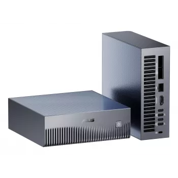 Mini kompiuteris ASUS Ascent GX10 GX10-GG0027BN — GB10 procesorius, 128 GB LPDDR5x, 4 TB SSD, NVIDIA Blackwell, 240 W, pilka
