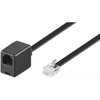 Microconnect MPK103FB telefono kabelis 3 m Juoda