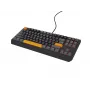 GENESIS Thor 230 TKL belaidė klaviatūra Gaming USB + RF Wireless + Bluetooth QWERTY Juoda, Pilka, Oranžinė