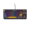 GENESIS Thor 230 TKL belaidė klaviatūra Gaming USB + RF Wireless + Bluetooth QWERTY Juoda, Pilka, Oranžinė