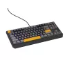GENESIS Thor 230 TKL belaidė klaviatūra Gaming USB + RF Wireless + Bluetooth QWERTY Juoda, Pilka, Oranžinė