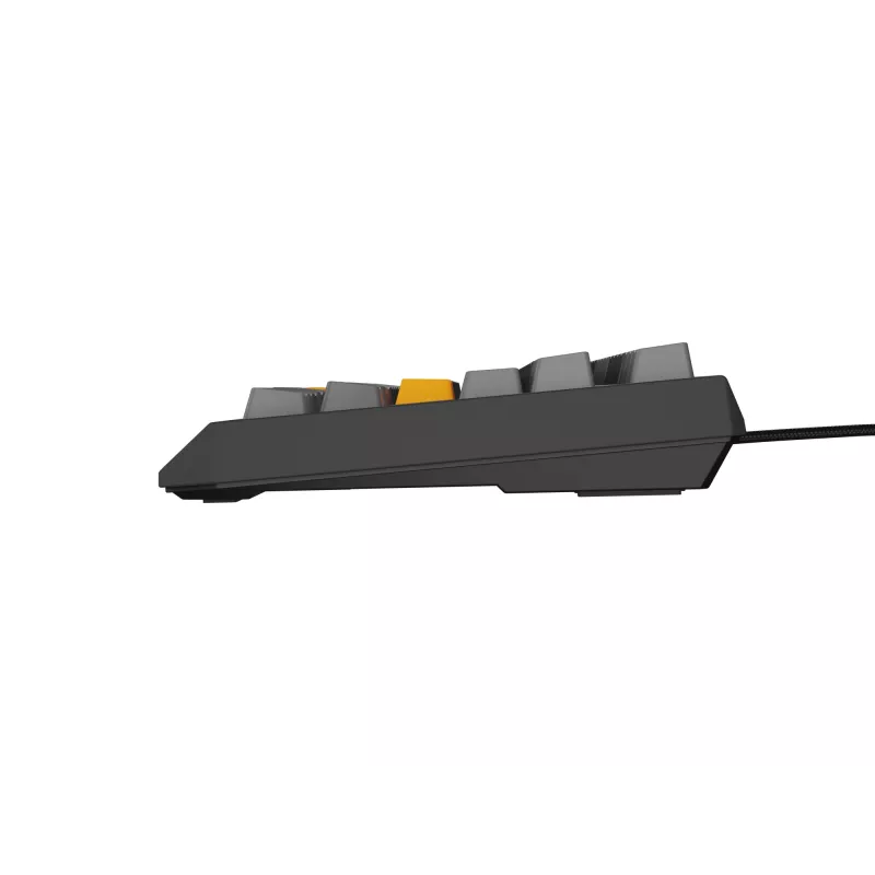 GENESIS Thor 230 TKL belaidė klaviatūra Gaming USB + RF Wireless + Bluetooth QWERTY Juoda, Pilka, Oranžinė