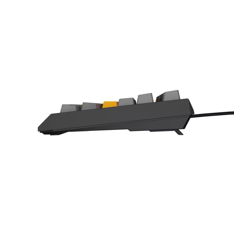 GENESIS Thor 230 TKL belaidė klaviatūra Gaming USB + RF Wireless + Bluetooth QWERTY Juoda, Pilka, Oranžinė