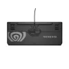 GENESIS Thor 230 TKL belaidė klaviatūra Gaming USB + RF Wireless + Bluetooth QWERTY Juoda, Pilka, Oranžinė