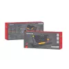 GENESIS Thor 230 TKL belaidė klaviatūra Gaming USB + RF Wireless + Bluetooth QWERTY Juoda, Pilka, Oranžinė