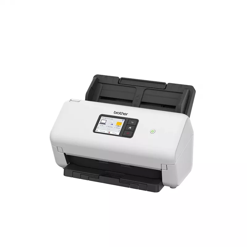 ADF skaitytuvas Brother ADS-4550W 600 x 600 DPI dvigubas CIS 60 lapų ADF 7,11 cm ekranas 48 bitų įvestis 24 bitų išvestis 5250 puslapių per dieną Juodas Baltas