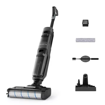 Belaidis šluotinis siurblys Rowenta X-Clean 4 GZ5035WO – sausam ir šlapiam valymui, 200 W, be maišelio, putų/vandens filtravimas, Li-Ion baterija