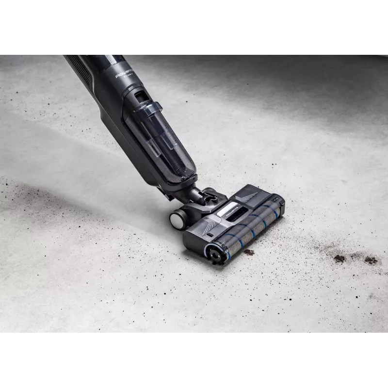 Belaidis šluotinis siurblys Rowenta X-Clean 4 GZ5035WO – sausam ir šlapiam valymui, 200 W, be maišelio, putų/vandens filtravimas, Li-Ion baterija