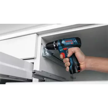 Atsuktuvas Bosch GSR 12V-15, pistoletinė rankena, 12V, 400/1300 RPM