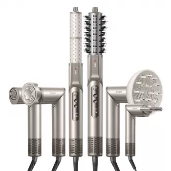Dreame Dazzle plaukų džiovintuvas 1400 W – 110000 RPM variklis, 3 temperatūros lygiai, max 90°C, auksinis