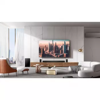 TCL Q Q85H Class 7.1.4 kanalų garso juosta su Dolby Atmos, belaidžiu žemų dažnių garsiakalbiu ir belaidžiais erdviniais garsiakalbiais