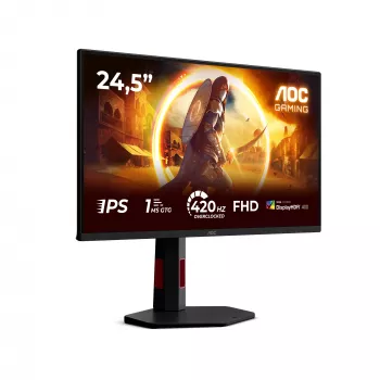 Monitorius AOC G4 25G4KUR 62,2 cm (24,5 colio) 1920 x 1080 pikselių Full HD LED juodas, raudonas