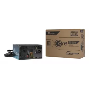 Maitinimo blokas Seasonic CORE BC-650 650W ATX 20+4 pin, 80 PLUS Bronze, juodas, 120mm ventiliatorius