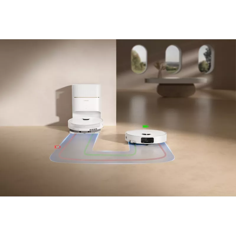 Robotinis dulkių siurblys ir šluostė Dreame D20 Pro Plus 0.5 L Baltas