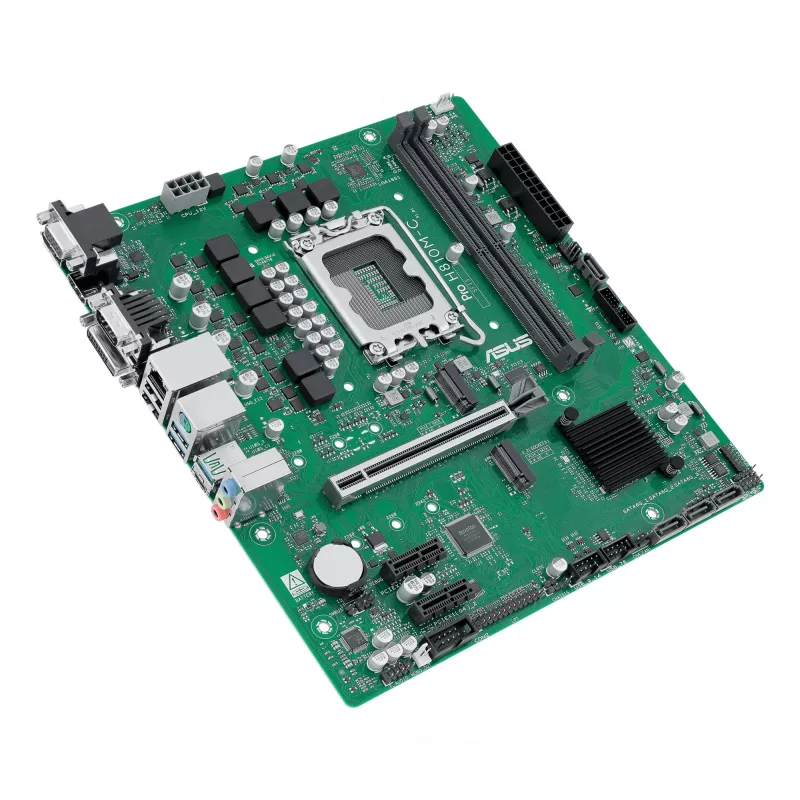 ASUS PRO H810M-C-CSM pagrindinė plokštė Intel H810 LGA 1851 micro ATX