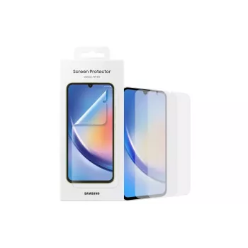 Apsauginė plėvelė Samsung EF-UA346 skirta Galaxy A34 5G, skaidri, 2 vnt., tinka 6,6 colio ekranui