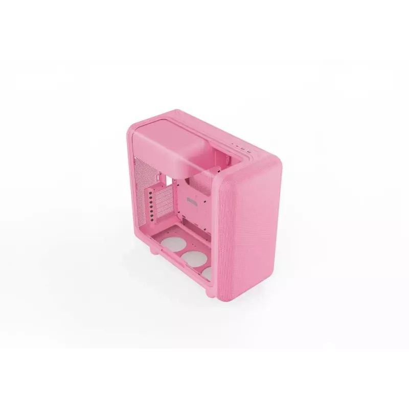 Kompiterio korpusas HYTE X50 Strawberry Milk (mid-tower, ATX/micro-ATX, model CS-HYTE-X50G-SM)