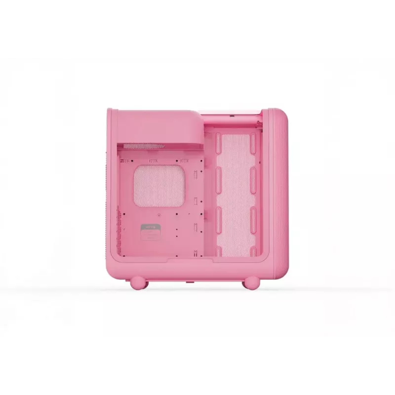 Kompiterio korpusas HYTE X50 Strawberry Milk (mid-tower, ATX/micro-ATX, model CS-HYTE-X50G-SM)