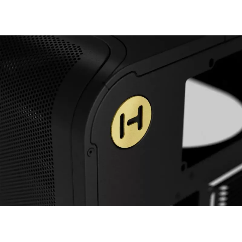 Vidutinis bokštinis kompiuterio korpusas HYTE X50 Pitch Black