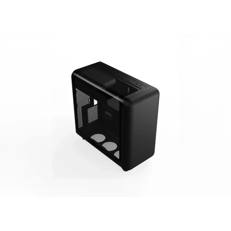 Vidutinis bokštinis kompiuterio korpusas HYTE X50 Pitch Black