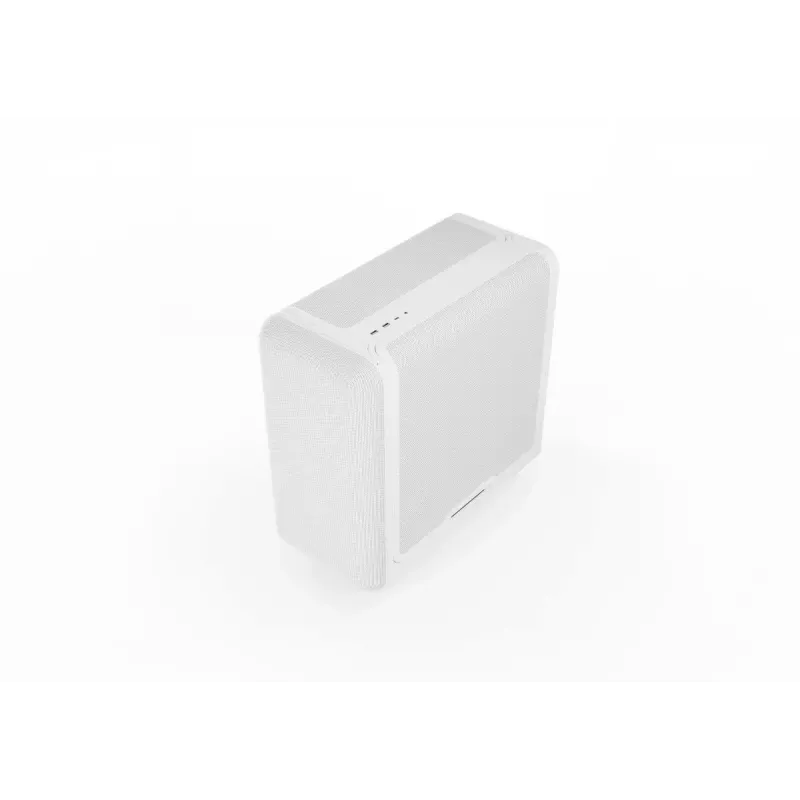 Kompaktiškas vidutinio bokšto PC korpusas HYTE X50 AIR Snow White