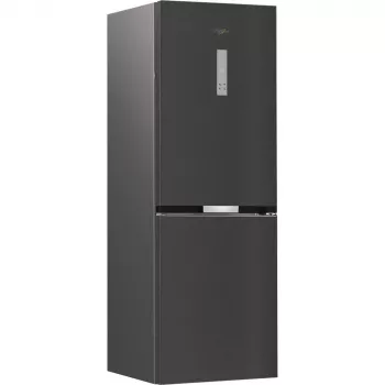 Whirlpool WHK 26362 XBR4E Laisvai pastatomas šaldytuvas-šaldiklis 316 L, No Frost, juodas