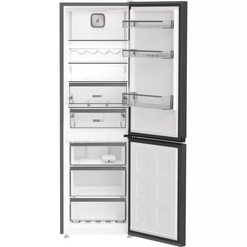 Whirlpool WHK 26362 XBR4E Laisvai pastatomas šaldytuvas-šaldiklis 316 L, No Frost, juodas