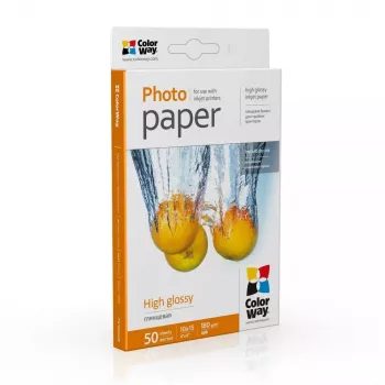 Foto popierius blizgus ColorWay PG1800504R 180 g/m² 50 lapų
