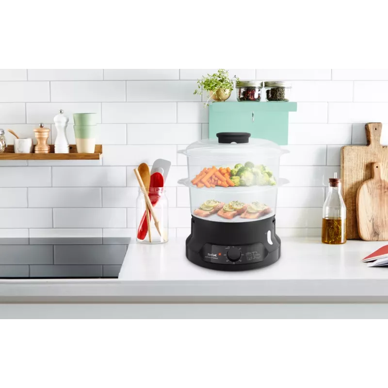 Tefal Minicompact VC139810 garinis virimo aparatas 2 krepšeliai, 6 L, 800 W, juodas