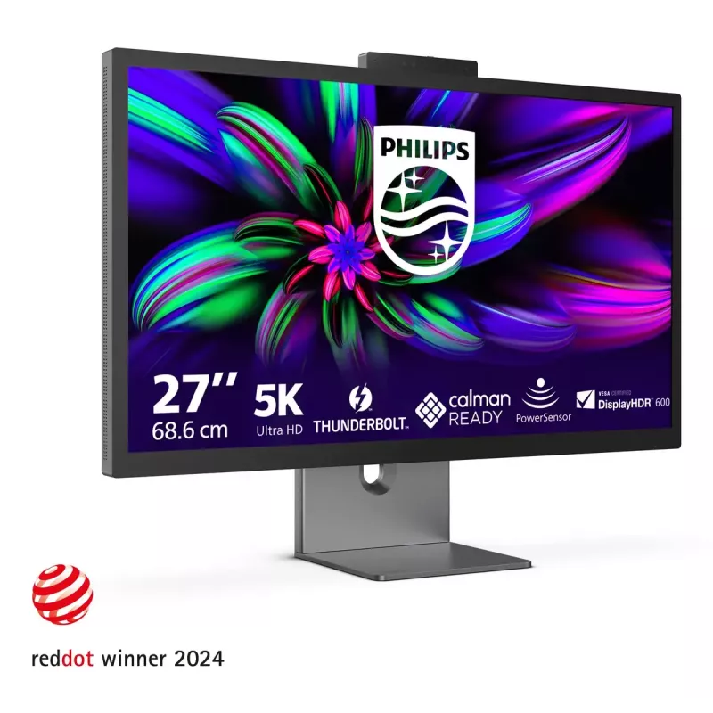 Philips Brilliance 27E3U7903/00 monitorius 68.6 cm (27 col.) 5120 x 2880 pikselių 5K Ultra HD LCD pilka