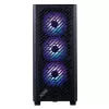 XPG VALOR AIR PRO Midi Tower korpusas, juodas, ATX/EATX/micro ATX/Mini-ATX, SPCC, grūdintas stiklas