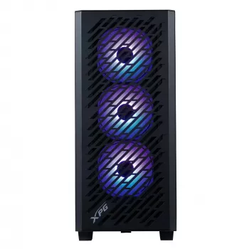XPG VALOR AIR PRO Midi Tower korpusas, juodas, ATX/EATX/micro ATX/Mini-ATX, SPCC, grūdintas stiklas
