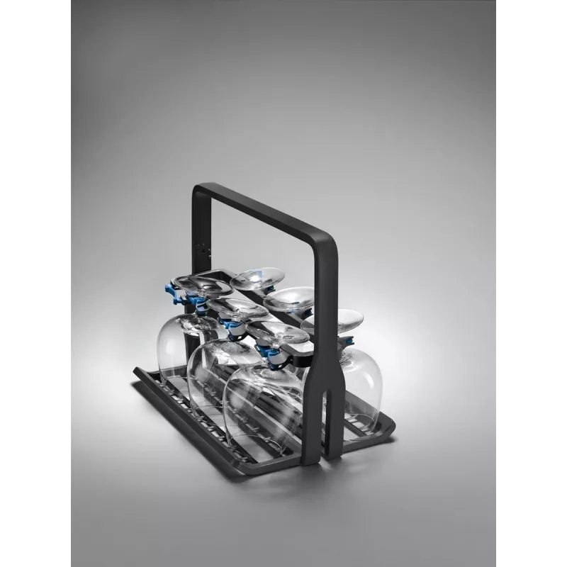 Indų plovimo mašinos laikiklis vyno taurėms Electrolux 9029795540 — juodas, 8 taurėms, H260×W220×D330 mm