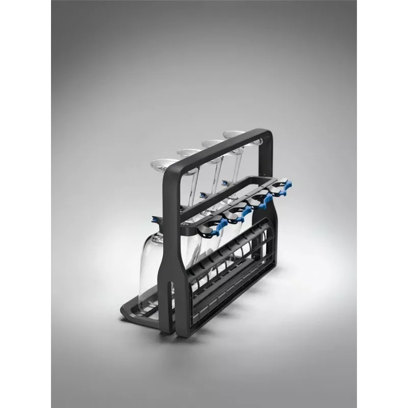 Indų plovimo mašinos laikiklis vyno taurėms Electrolux 9029795540 — juodas, 8 taurėms, H260×W220×D330 mm