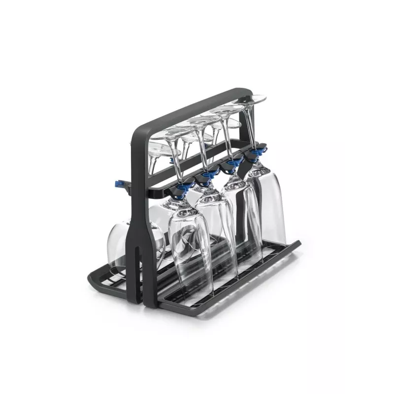 Indų plovimo mašinos laikiklis vyno taurėms Electrolux 9029795540 — juodas, 8 taurėms, H260×W220×D330 mm