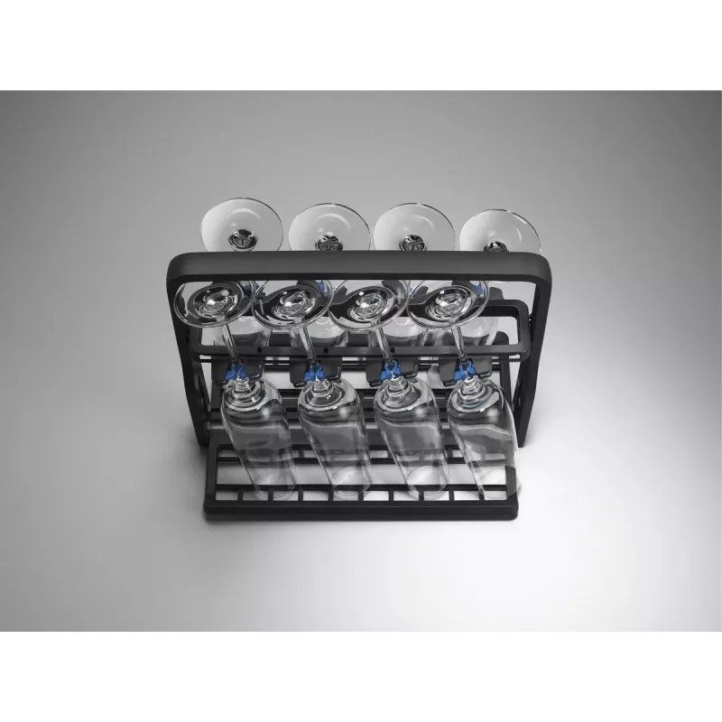 Indų plovimo mašinos laikiklis vyno taurėms Electrolux 9029795540 — juodas, 8 taurėms, H260×W220×D330 mm