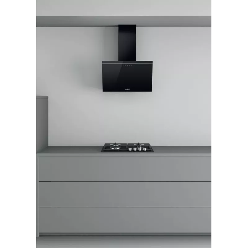 Whirlpool AKR 62F LT K Sieninis gartraukis Juodas 650 m³/h