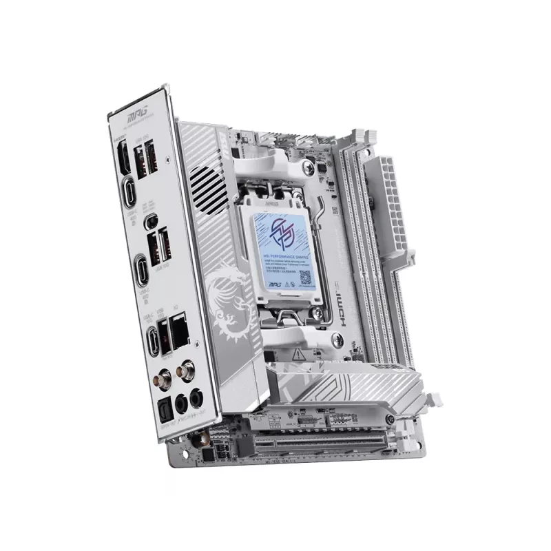 Motininė plokštė MSI MPG X870I EDGE TI EVO WIFI, AMD X870, Socket AM5, Mini-ITX