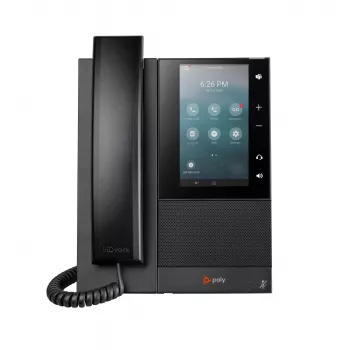 HP Poly CCX 505 verslo medijos telefonas su atviru SIP ir PoE palaikymu