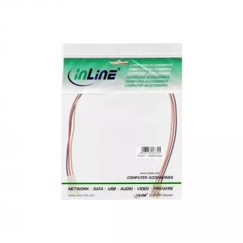 InLine 3 kontaktų Molex ventiliatoriaus laido ilginimas, 1 m